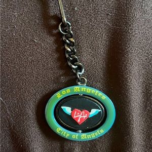 Vintage LA City of Angels keychain